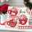 Valentine's Day Kitchen Hand Towels Pack of 2 5
