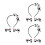 3Ensembles Clips Pour Motif Vache Et Confortable 6