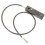 3Pièces Cadenas Câble Zinc Gris Combinaison 10000 Codes Antivol 3