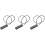 3Pièces Cadenas Câble Zinc Gris Combinaison 10000 Codes Antivol 6