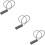 3Pièces Cadenas Câble Zinc Gris Combinaison 10000 Codes Antivol 11