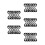 15Pcs Washable Hard Hat Sweat Liner Black Cooling Mesh Pad for 4