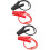 4Pièces Cordons Saut Électrique Ferme Clips Durables Multicolores 9