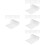 1224Paires Dots Adhésifs Ronds Polyester Pour 6