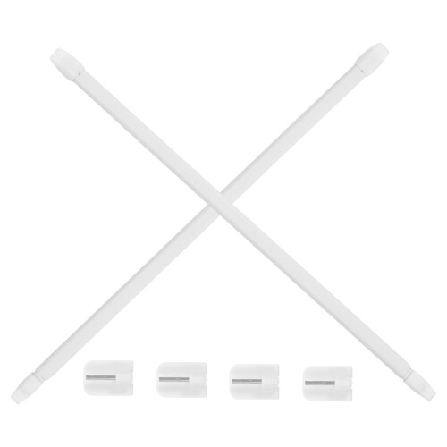 3Ensembles Barres Extensibles Perçage Pour Salle De Bain 1