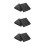 6Pièces Inserts En Mousse Coussin Noire Résistante Pour 9