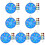 7Ensembles Jeu De Fléchettes Adhésives Double-Face 6