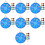 7Ensembles Jeu De Fléchettes Adhésives Double-Face 8