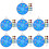 7Ensembles Jeu De Fléchettes Adhésives Double-Face 9