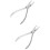 2Pcs Silver Clarinet Needle Removing Plier Wind Instrument Repair Tool 9