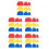 45Pcs Assorted Color Plastic Paint Set for DIY Art Home Use 4