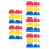45Pcs Assorted Color Plastic Paint Set for DIY Art Home Use 5