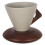 2Sets Assorted Color Artistic Ceramic Coffee Mugs Funnel Shaped Design 2