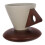 2Sets Assorted Color Artistic Ceramic Coffee Mugs Funnel Shaped Design 3