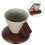 2Sets Assorted Color Artistic Ceramic Coffee Mugs Funnel Shaped Design 11