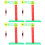 2Sets Multi Plastic Pulley Block Holder Teaching Tools for School Use 5