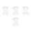 4Pcs Weatherproof Plastic Memorial Plaques for Graves Halloween Decor 6