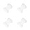 4Pcs Weatherproof Plastic Memorial Plaques for Graves Halloween Decor 10