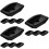12Pcs Black Dumbbell Stand Storage Rack for Home Gym 9