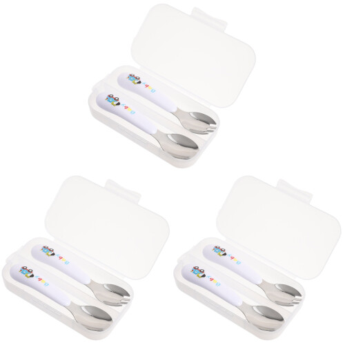 3Sets Baby Training Wit, Rond En Gemakkelijk Schoon 1