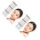 Black Simulation Eyebrow Stickers Easy Apply Peel 2