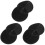 3Pcs Black Silicone Cleaning Pads for Makeup Brush Tools 3