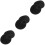 3Pcs Black Silicone Cleaning Pads for Makeup Brush Tools 6