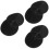 3Pcs Black Silicone Cleaning Pads for Makeup Brush Tools 7
