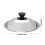 Coperchio per wok ispessito, coperchio per padella visibile, coperchio per pentola da cucina ispessito 2