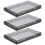 6Pièces Prise Étanche ABS Noir Double Usage Pour Maison 3