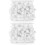 2Rouleaux Pendentif Décor DIY Suspendu Durable 5