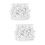 2Rouleaux Pendentif Décor DIY Suspendu Durable 7