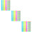 96Pcs High Grade Plastic 30Cm Rulers Assorted Colors for Classroom Use 9