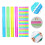 96Pcs High Grade Plastic 30Cm Rulers Assorted Colors for Classroom Use 10
