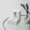 Witte plastic tissueboxhouder 7,68 x 4,53 x 5,12 inch 3