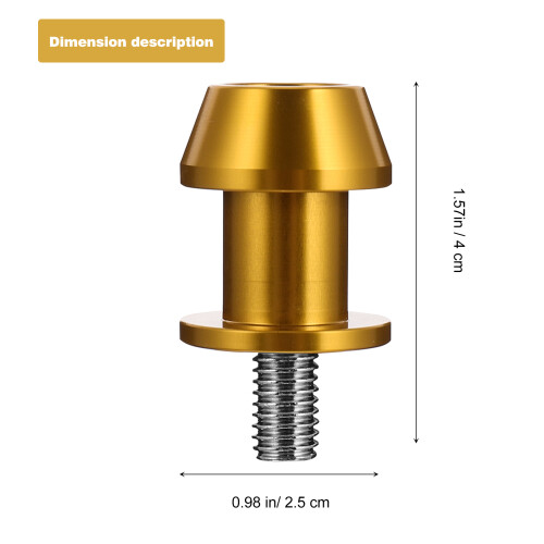 2Pièces Vis Pour Arrière En Aluminium 1
