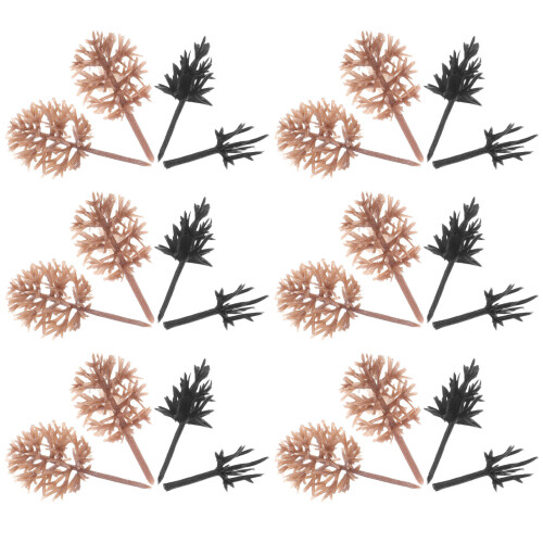348Pcs Miniature Plastic Trees Assorted Colors for DIY Model Landscape 1