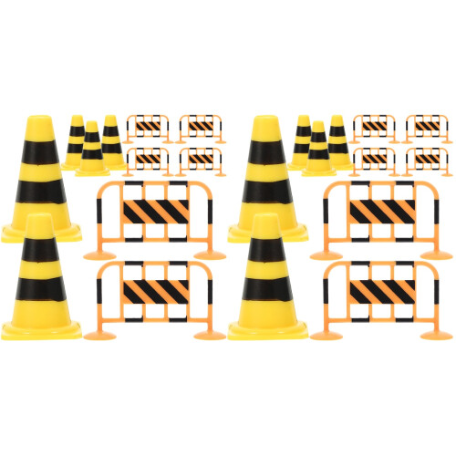2Sets Lightweight Mini Traffic Cone Toys Educational Kids Gift 2