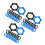 60Pcs Elastic Silicone Mic Protector Rings Anti-Drop Hexagonal Design 5