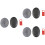 3Sets Drawing Painted Stones with Bracket Assorted Colors for DIY Art 6