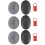 3Sets Drawing Painted Stones with Bracket Assorted Colors for DIY Art 8
