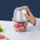 Mini foodprocessor 350 ml compacte groente- en vleeshakker 6