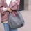 Dam Canvas Hobo Purse Multi Pocket Handväskor Axelväskor Totes Väskor 6