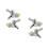 4Pcs Plastic Beverage Spout Tap Silver with Ergonomic Handle for Home 5
