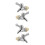 4Pcs Plastic Beverage Spout Tap Silver with Ergonomic Handle for Home 6