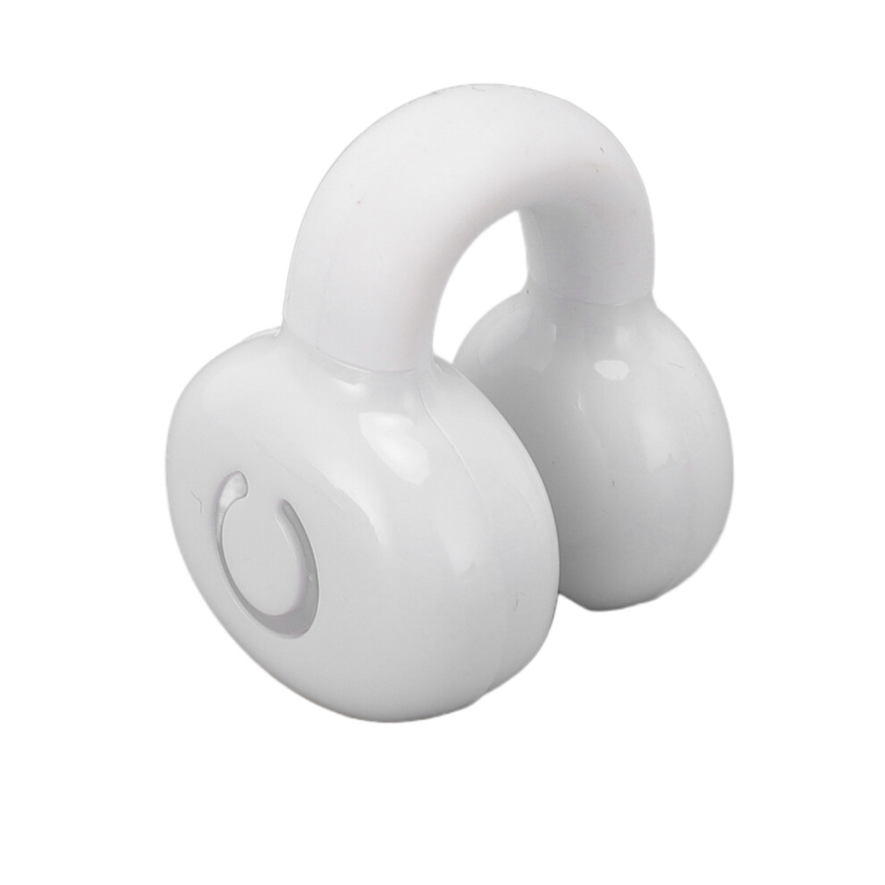 Wireless Bone Conduction Ear Clip Headphone V5.3 Waterproof Stereo White 9391391211283
