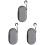 3Pcs Portable Electronics Organizer Hard Eva Grey Color 4