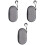 3Pcs Portable Electronics Organizer Hard Eva Grey Color 5