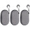 3Pcs Portable Electronics Organizer Hard Eva Grey Color 6