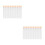 300Pcs Nylon Disposable Eyeliner & Eyeshadow Applicator Tools White 8